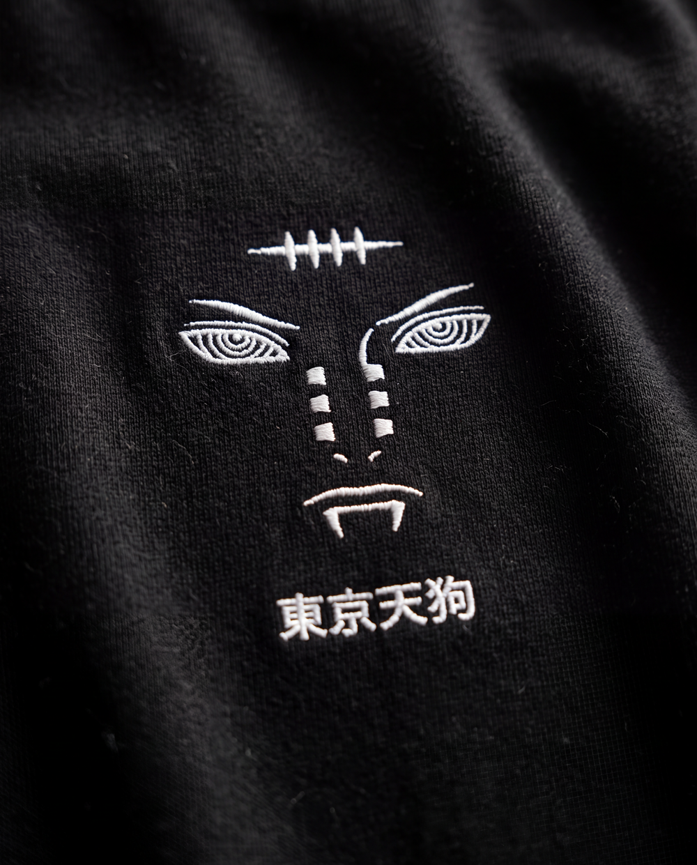 FALLEN - EMBROIDERED & BACK PRINT TEE
