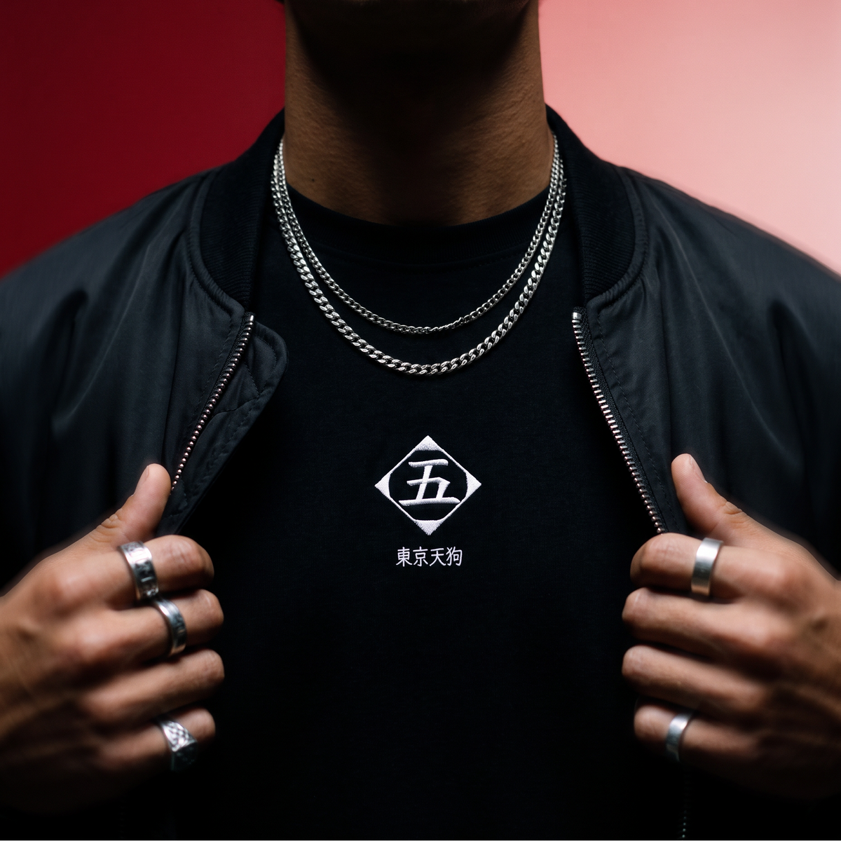 YOKOSO - EMBROIDERED & BACK PRINT TEE