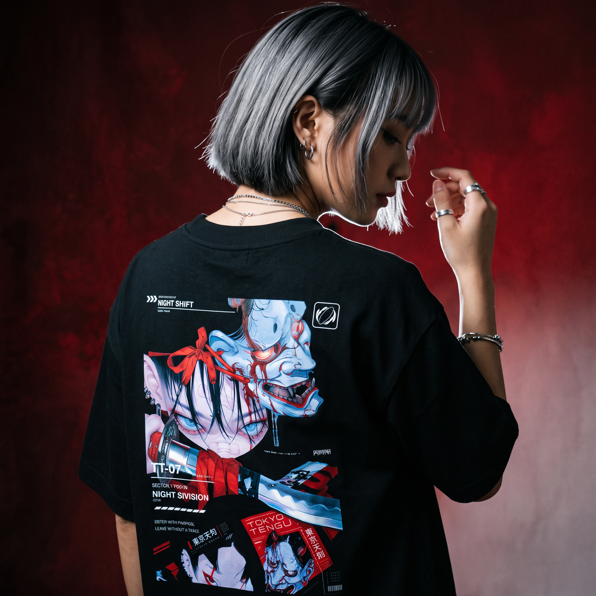 NIGHT SHIFT - BACK PRINT TEE
