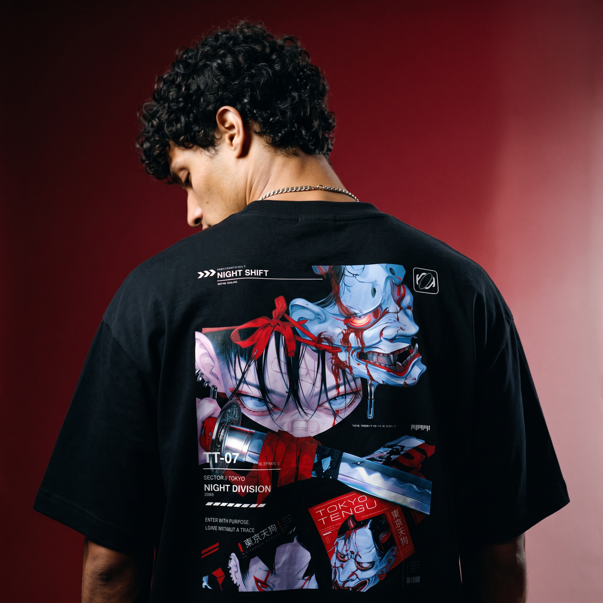 NIGHT SHIFT - BACK PRINT TEE