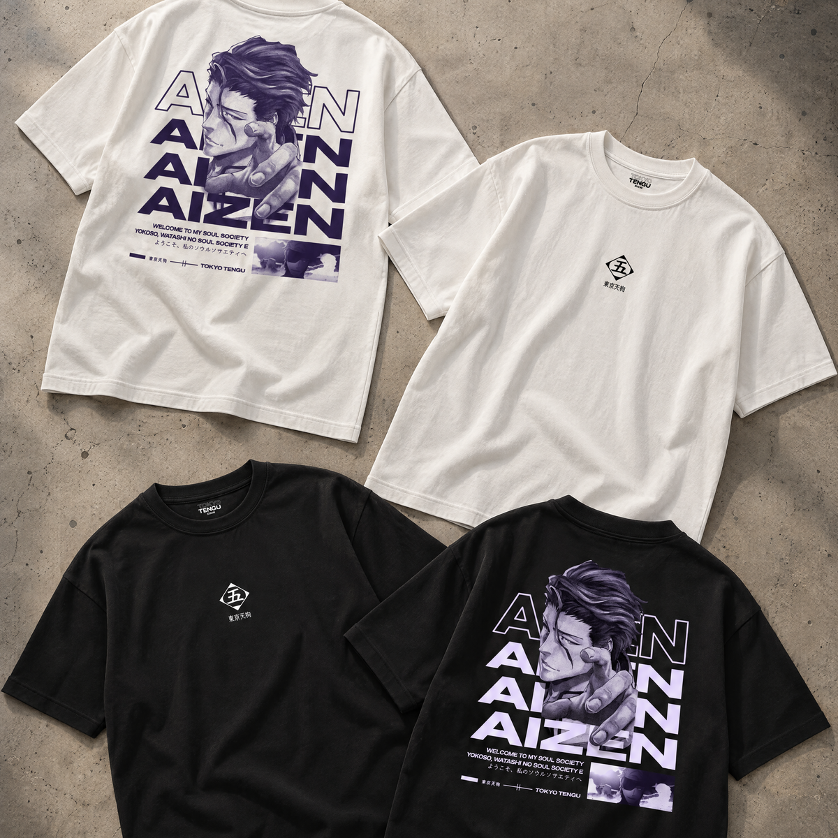 YOKOSO - EMBROIDERED & BACK PRINT TEE