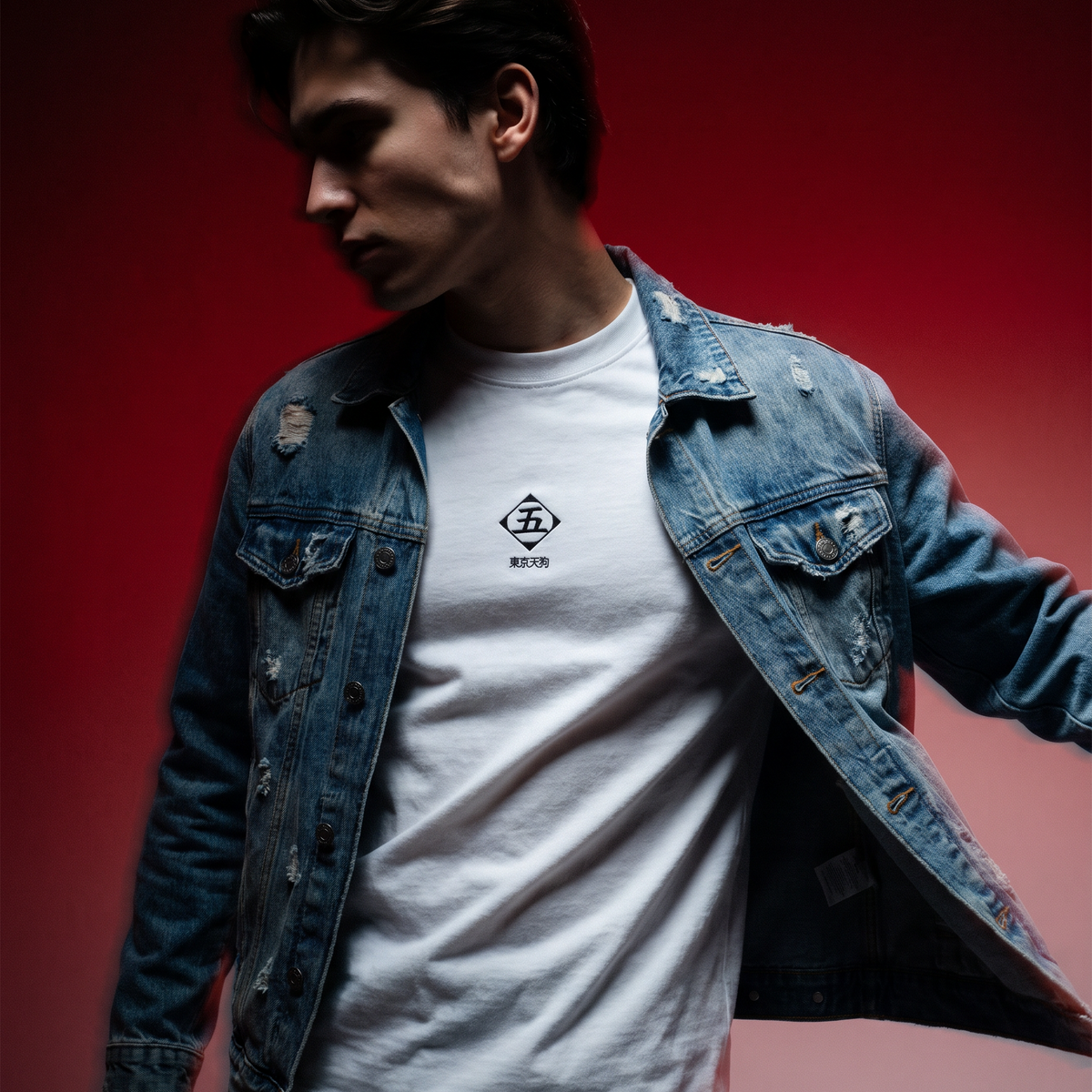 YOKOSO - EMBROIDERED & BACK PRINT TEE