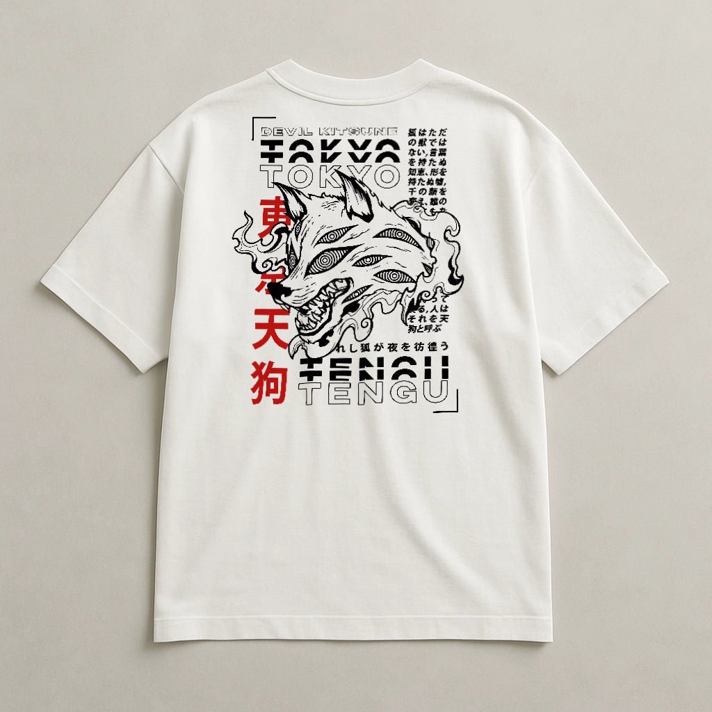 DEVIL PACT - Oversized Heavy Tee - Tokyo Tengu