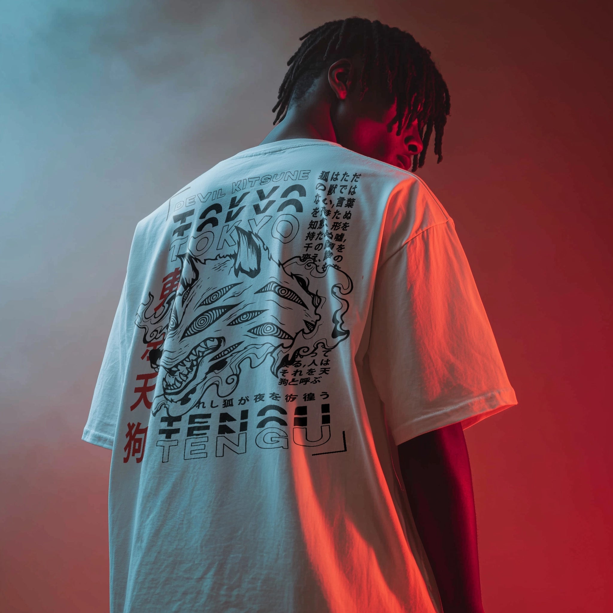 DEVIL PACT - Oversized Heavy Tee - Tokyo Tengu