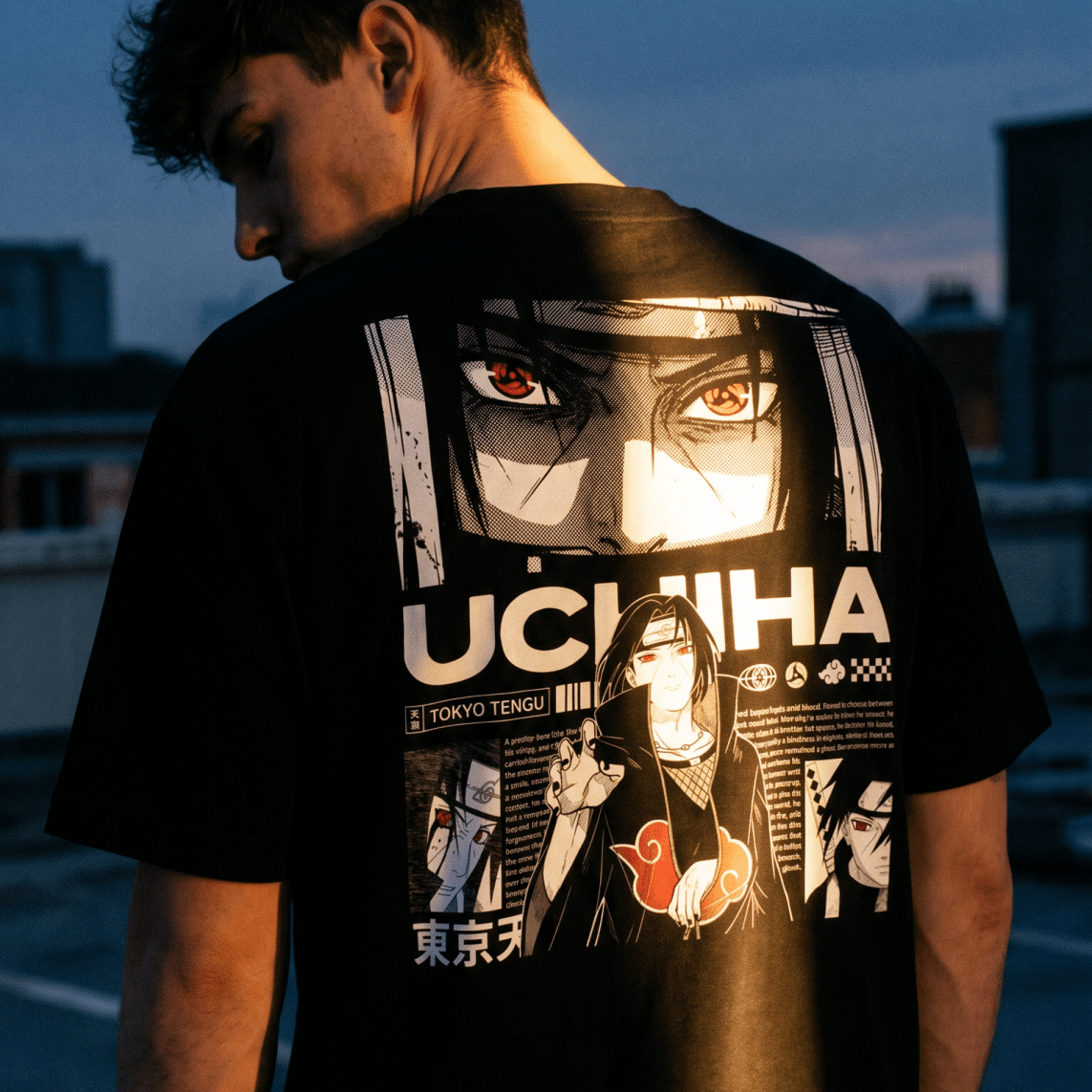 RAVEN - Oversized Heavy Tee - Tokyo Tengu