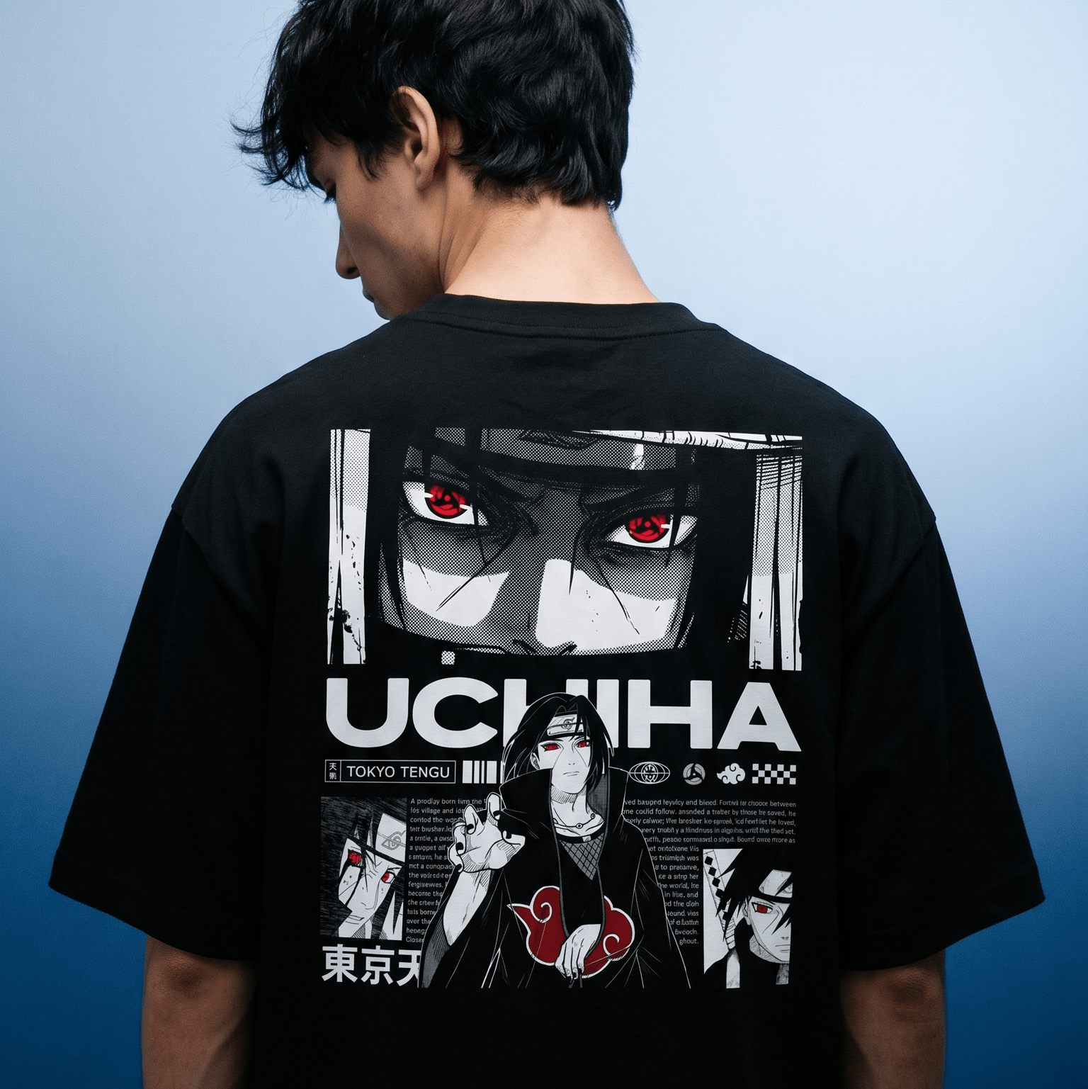 RAVEN - Oversized Heavy Tee - Tokyo Tengu