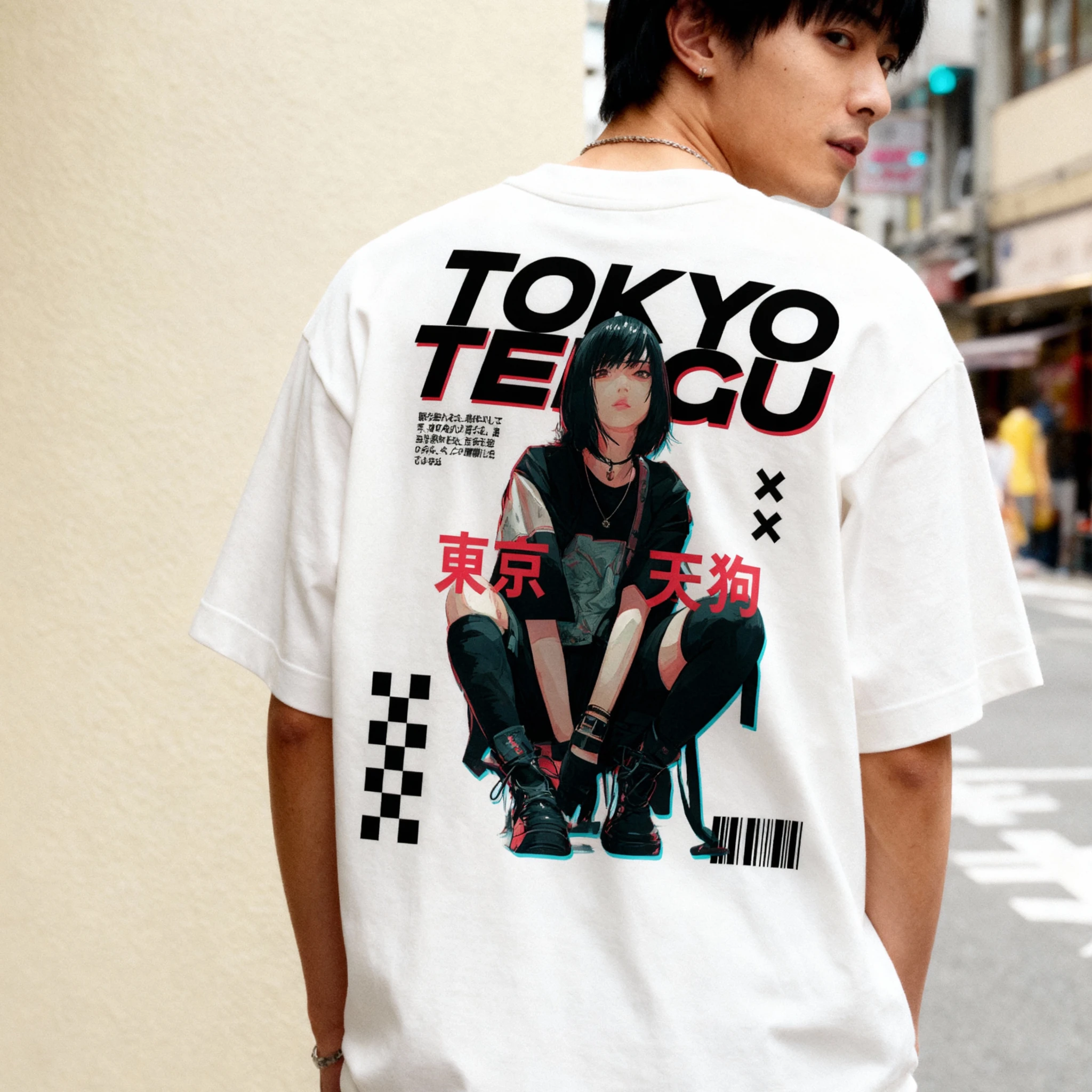 TSUBAKI - Oversized Heavy Tee - Tokyo Tengu