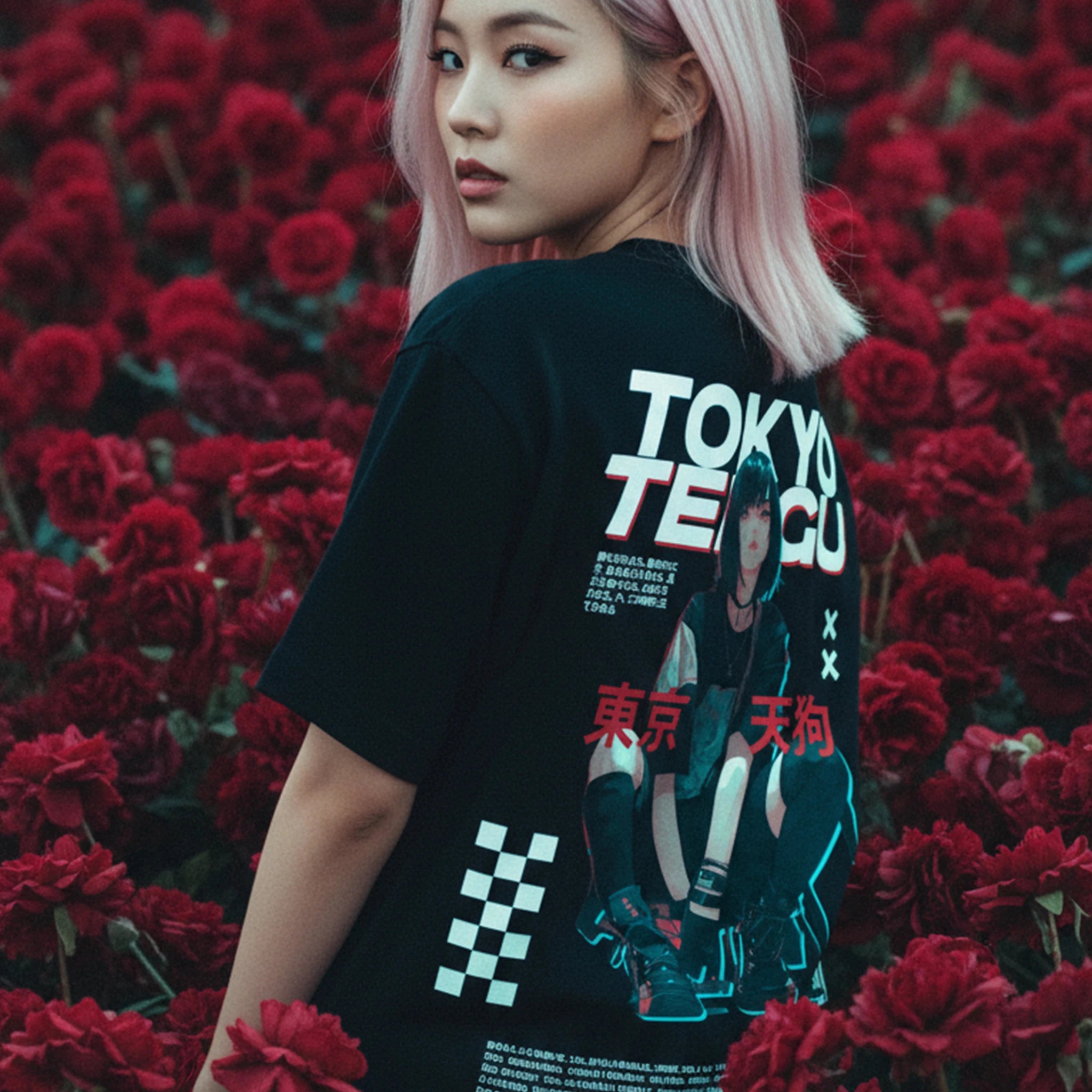 TSUBAKI - Oversized Heavy Tee - Tokyo Tengu