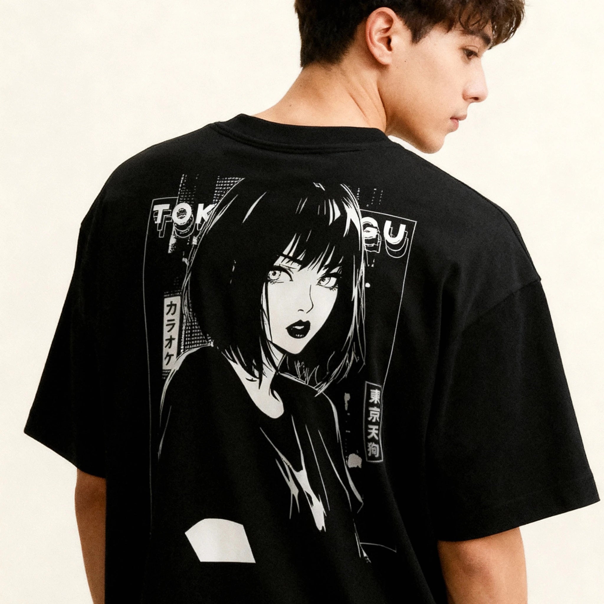 YORU - Oversized Heavy Tee - Tokyo Tengu