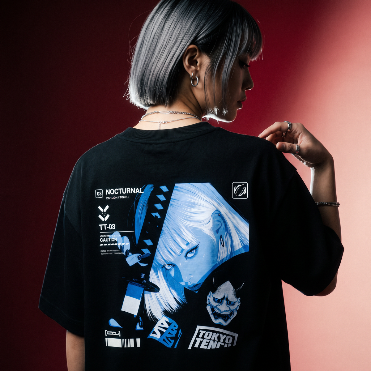 NOCTURNAL - BACK PRINT TEE