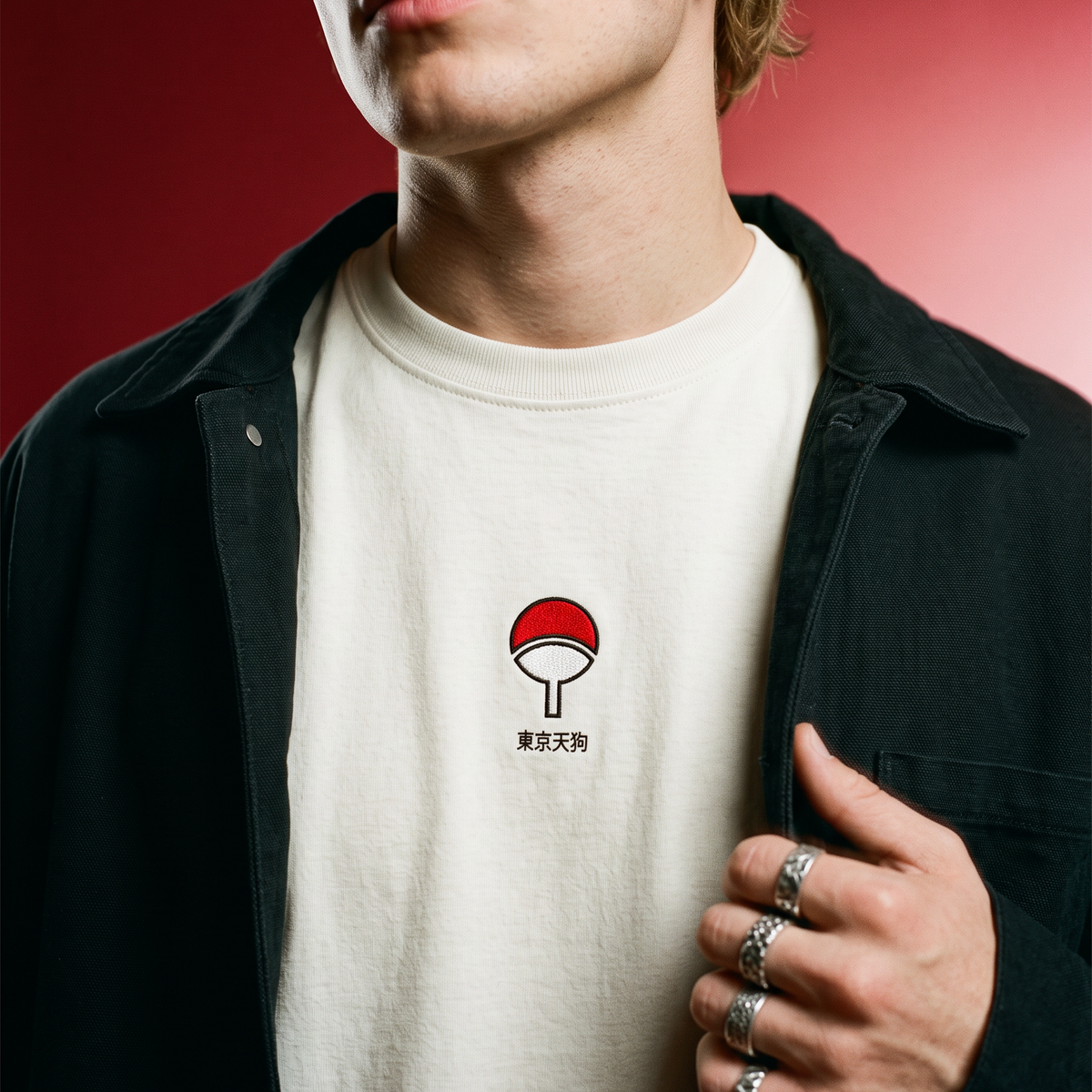 REALITY - EMBROIDERED & BACK PRINT TEE