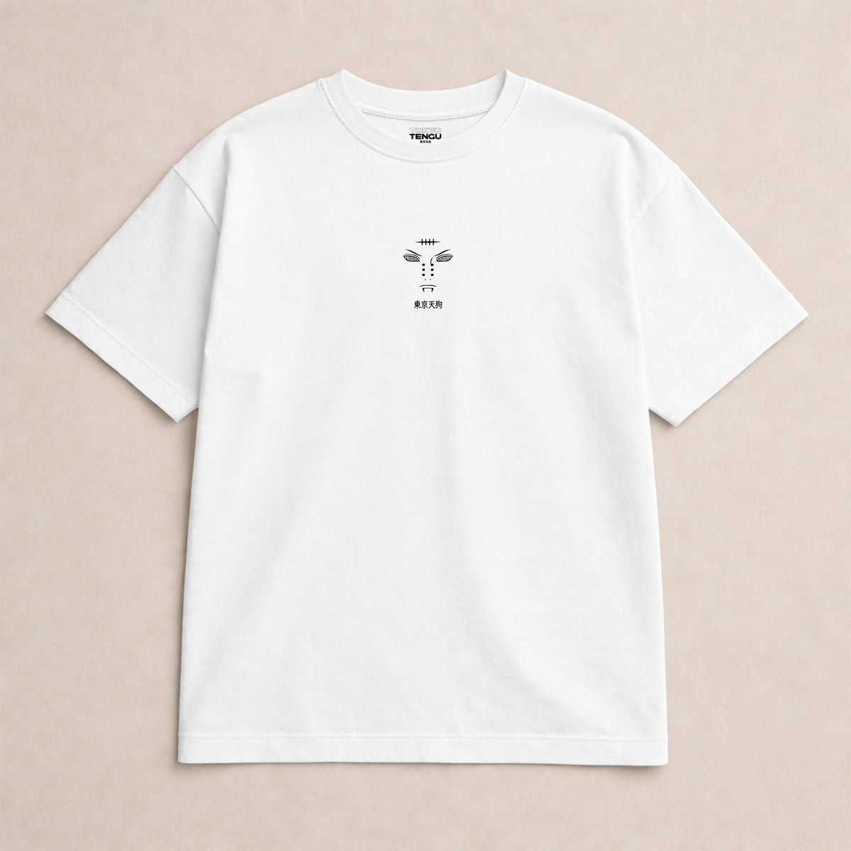 FALLEN - EMBROIDERED & BACK PRINT TEE