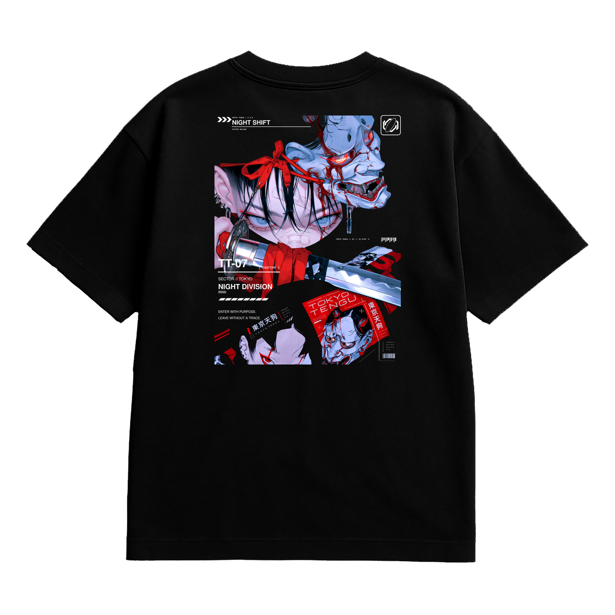 NIGHT SHIFT - BACK PRINT TEE
