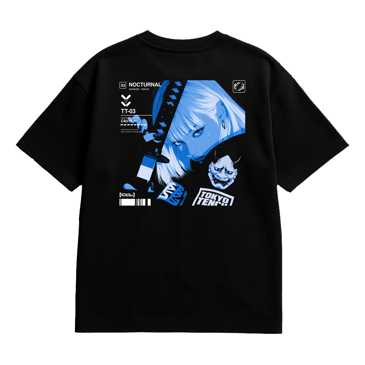 NOCTURNAL - BACK PRINT TEE