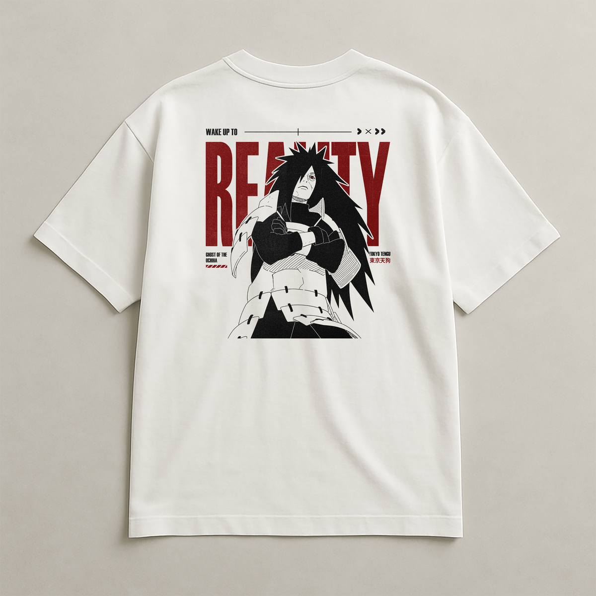 REALITY - EMBROIDERED & BACK PRINT TEE