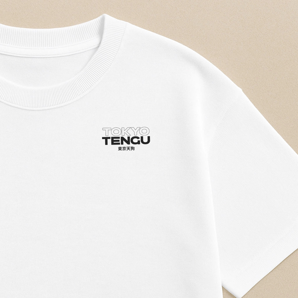 BLACK ECLIPSE - Oversized Heavy Tee - Tokyo Tengu