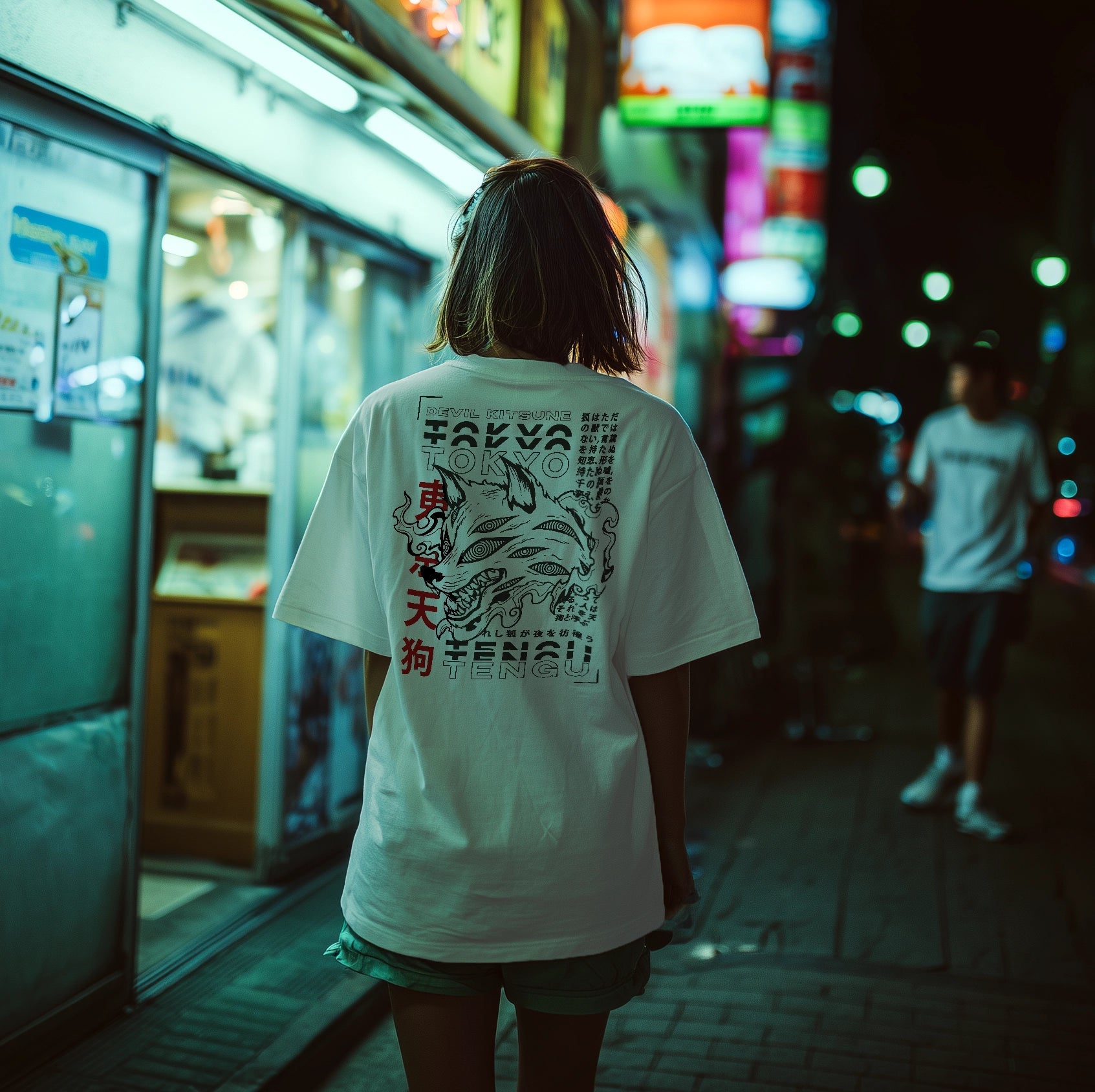 DEVIL PACT - Oversized Heavy Tee - Tokyo Tengu