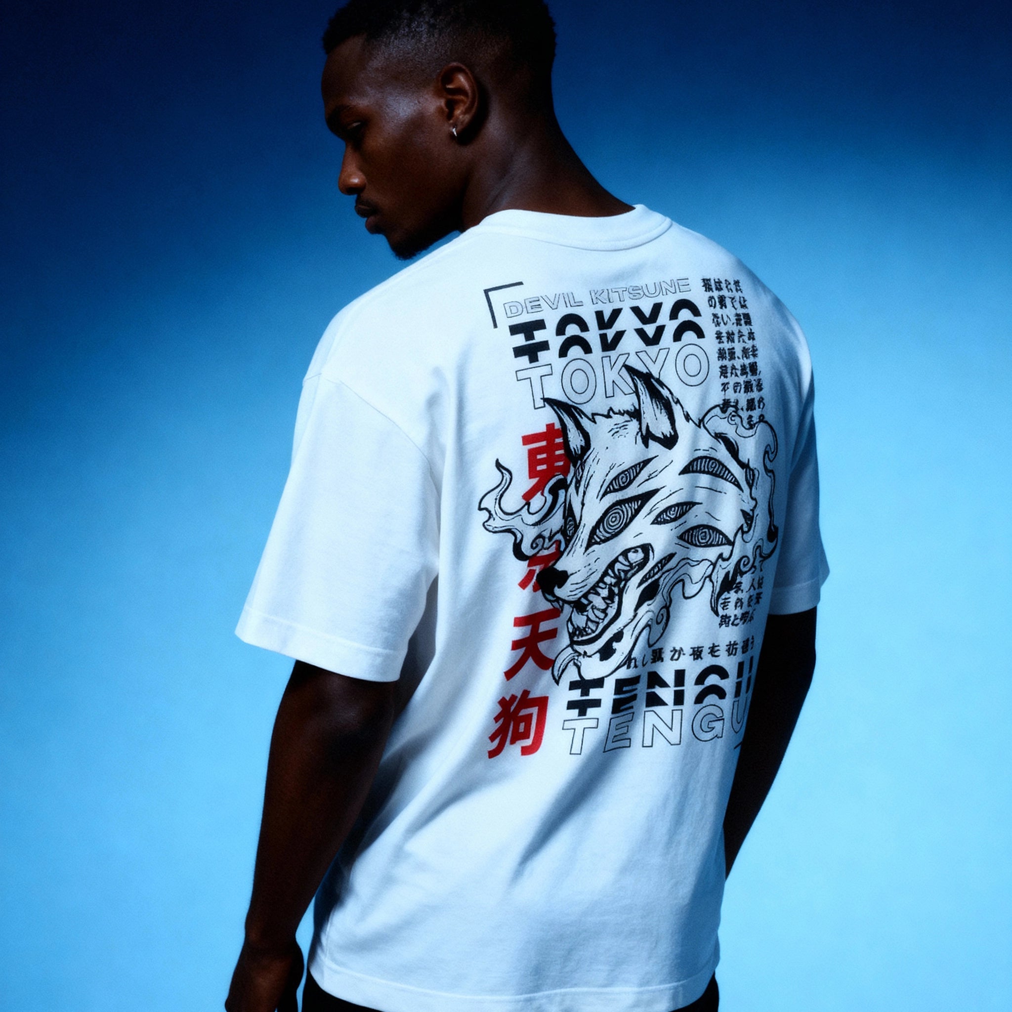 DEVIL PACT - Oversized Heavy Tee - Tokyo Tengu