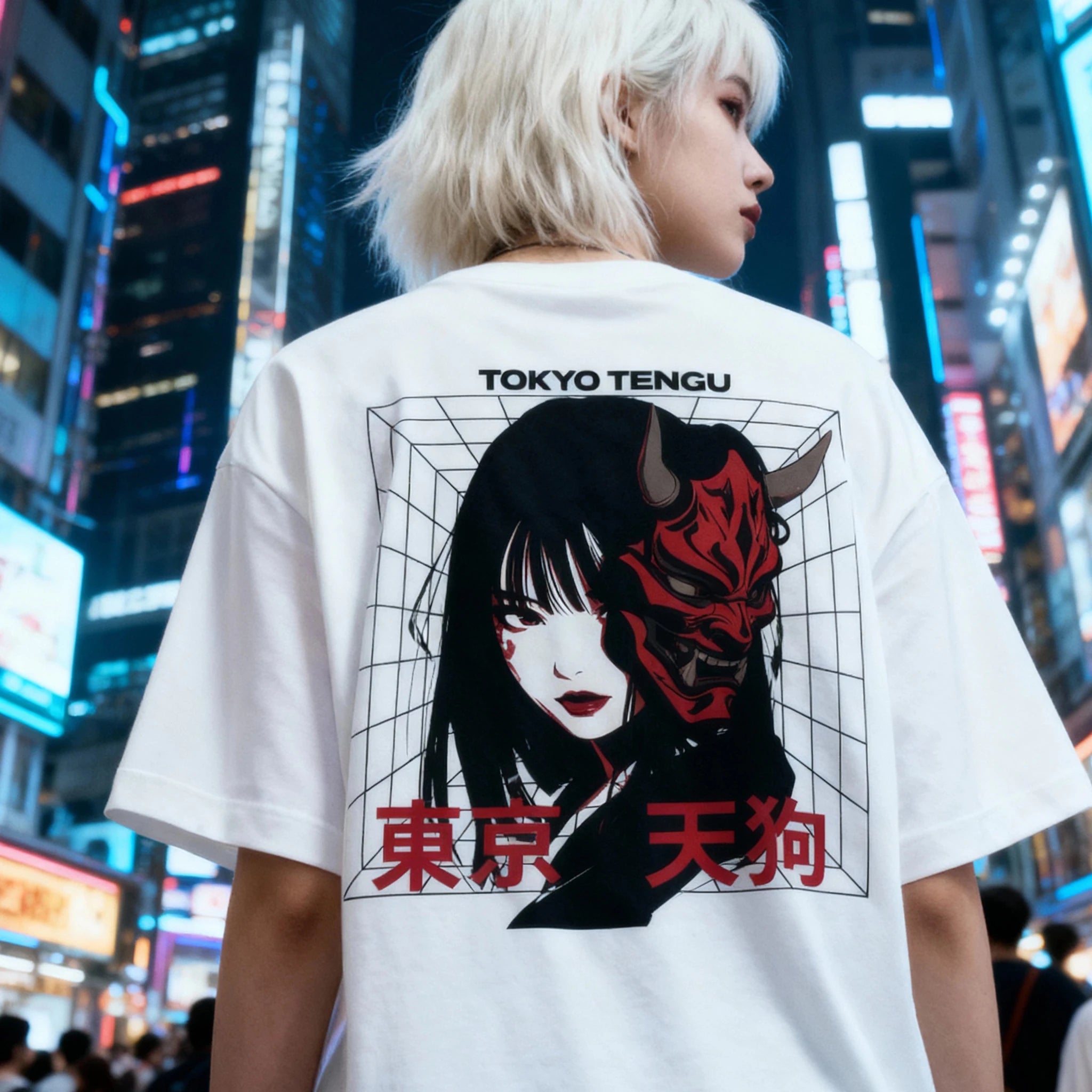 HANNYA - Oversized Heavy Tee - Tokyo Tengu