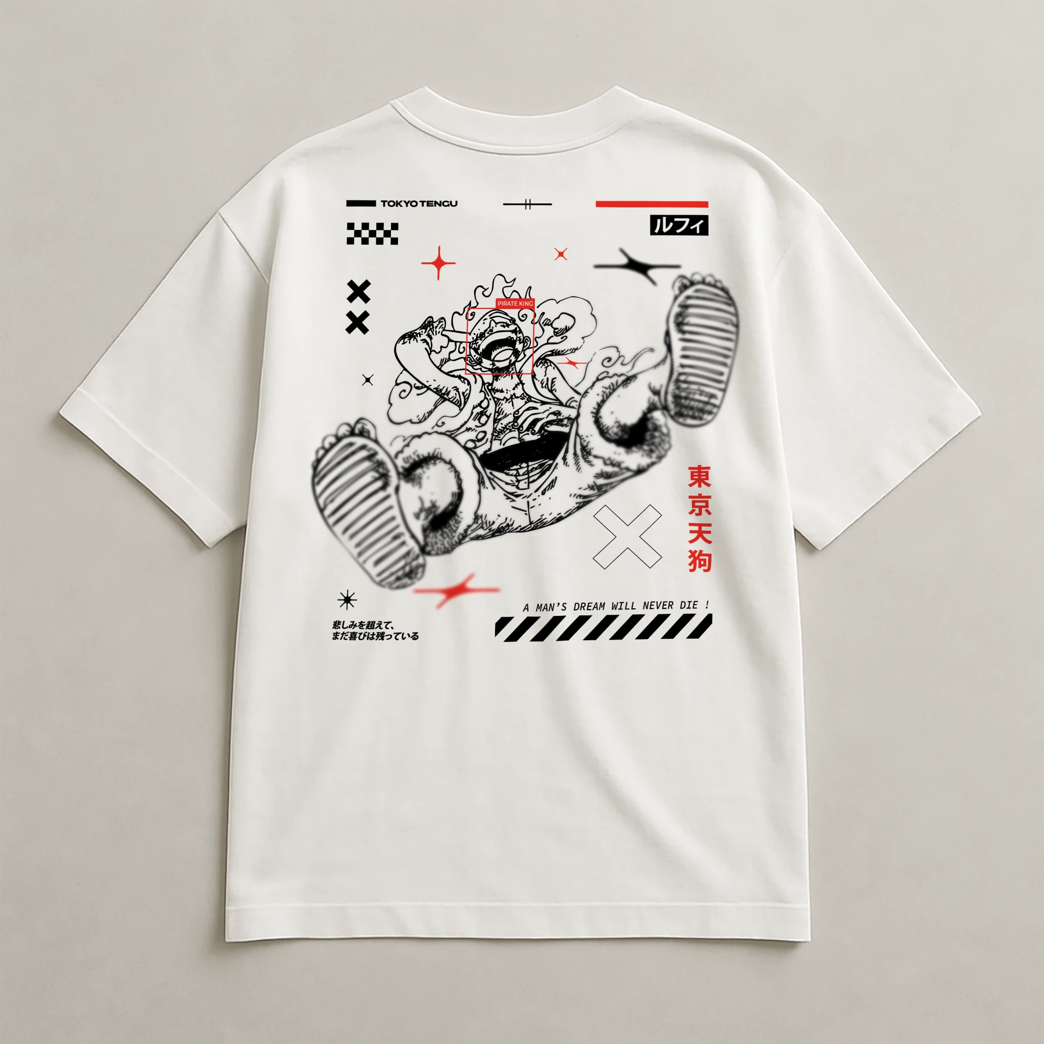 MUGIWARA - Oversized Heavy Tee - Tokyo Tengu
