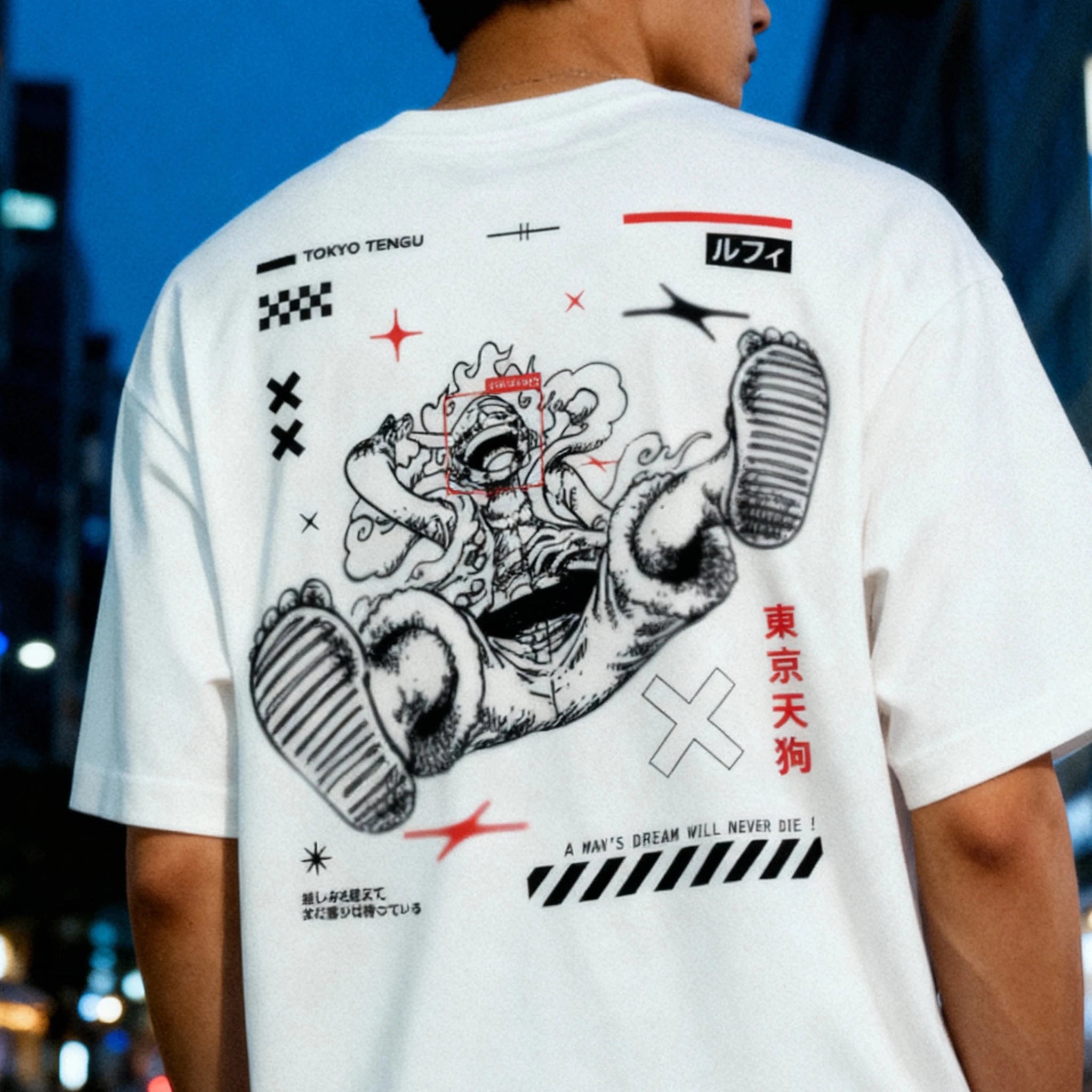 MUGIWARA - Oversized Heavy Tee - Tokyo Tengu