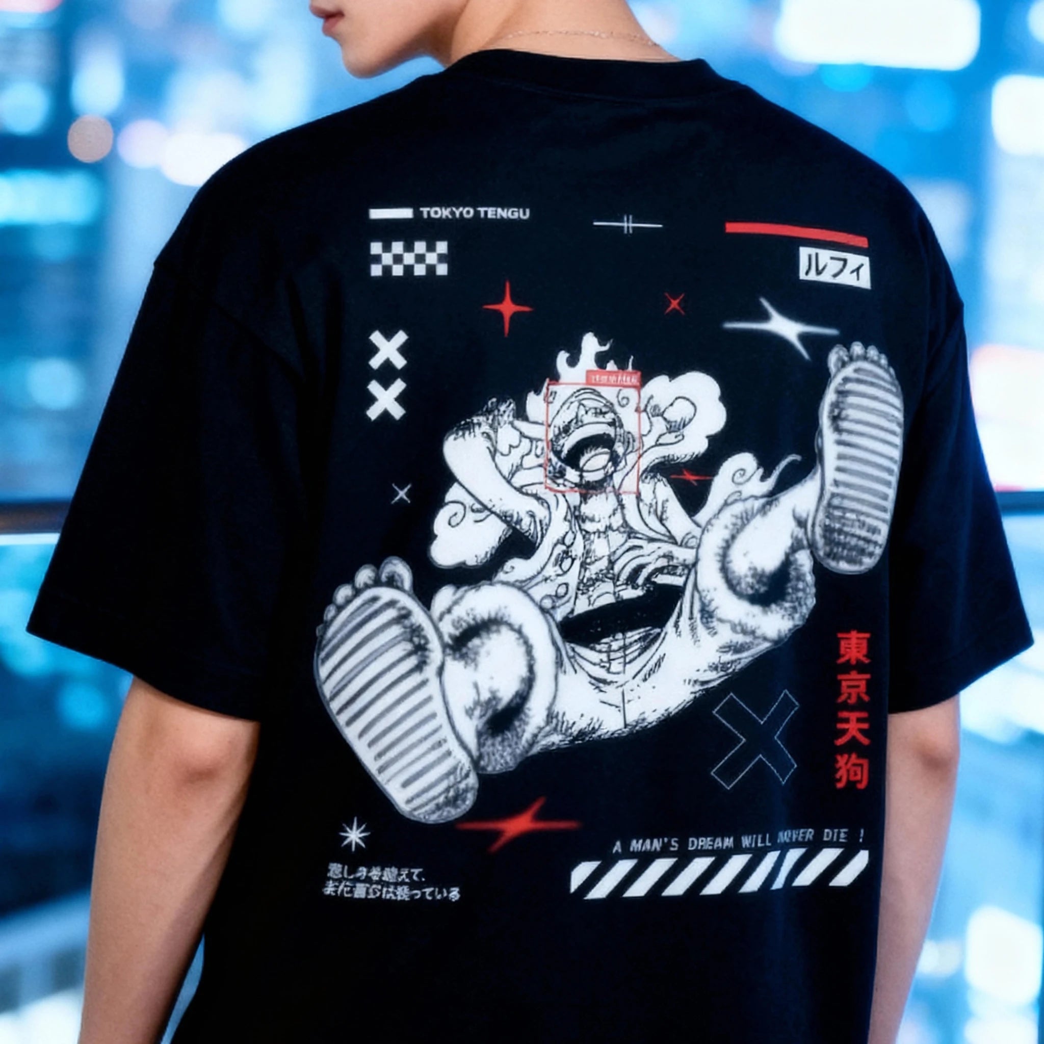 MUGIWARA - Oversized Heavy Tee - Tokyo Tengu