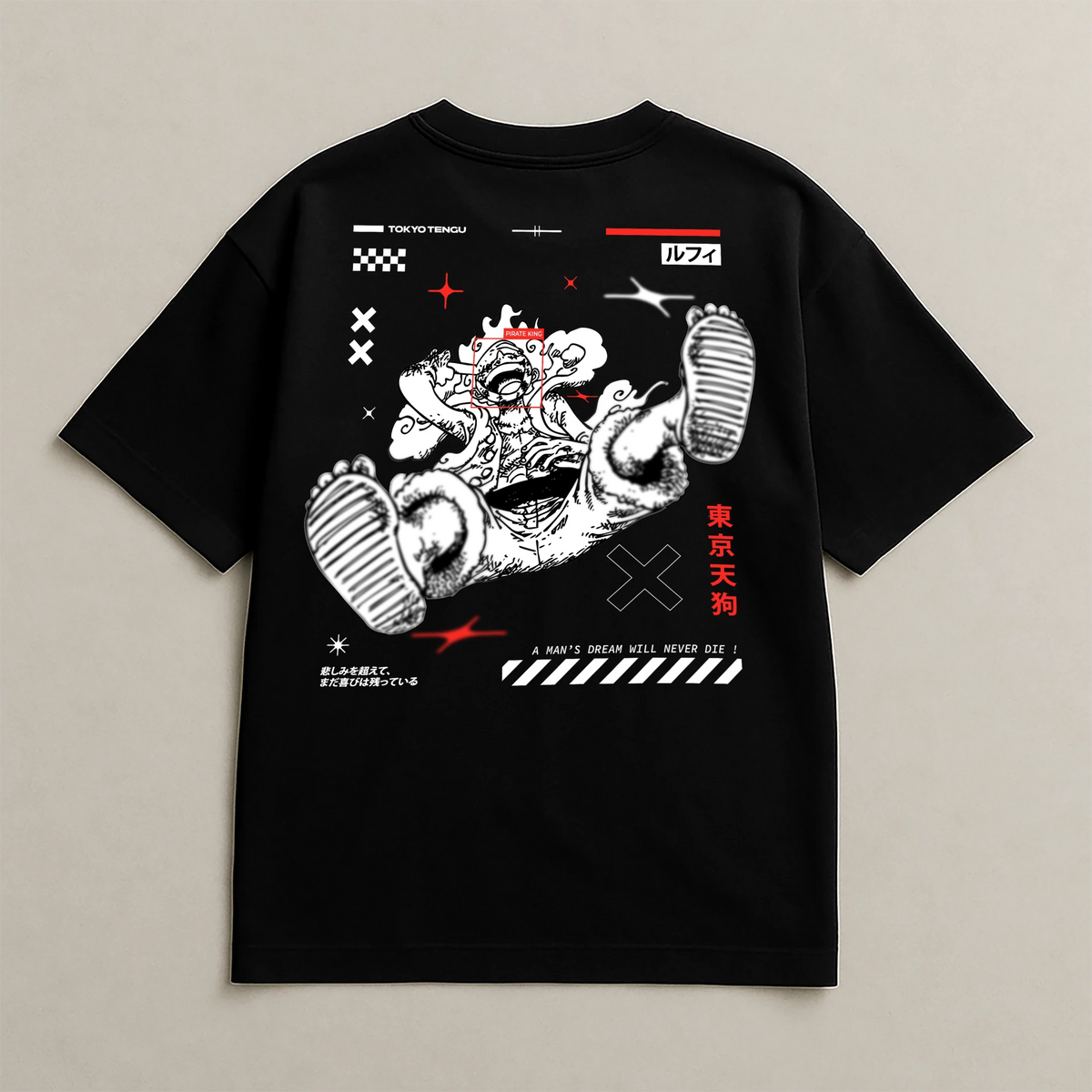 MUGIWARA — One Piece Oversize T-Shirt 230g | Tokyo Tengu