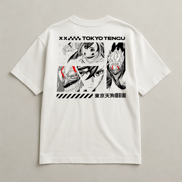 OTONOKE Oversized Heavy Tee – Manga Panel | Dandadan | Tokyo Tengu