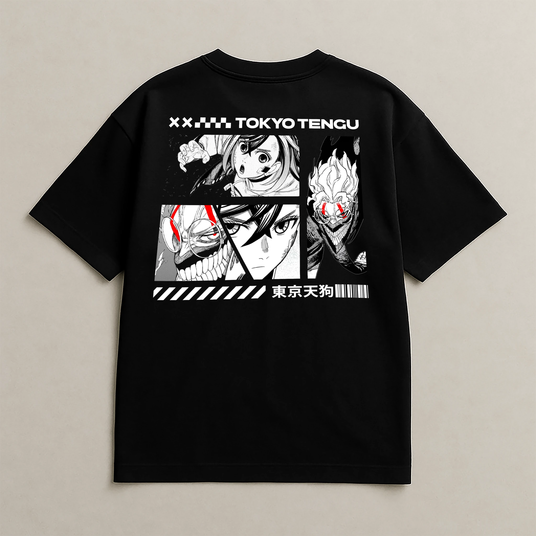 OTONOKE Oversized Heavy Tee – Manga Panel | Dandadan | Tokyo Tengu