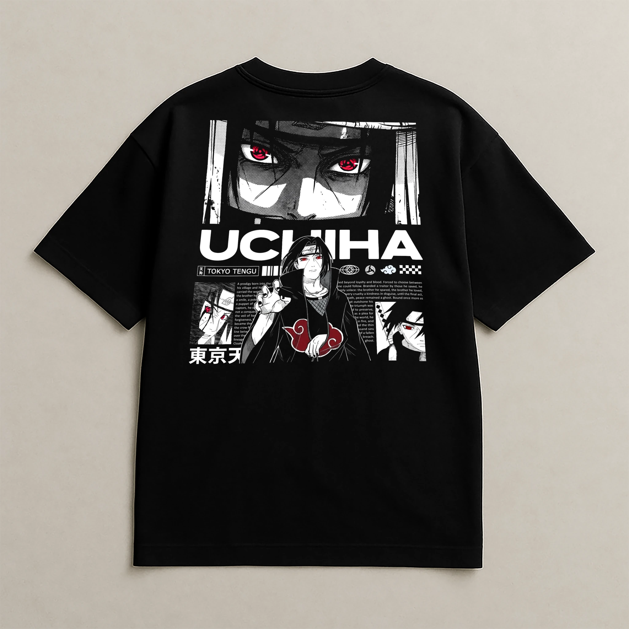 RAVEN - Oversized Heavy Tee - Tokyo Tengu