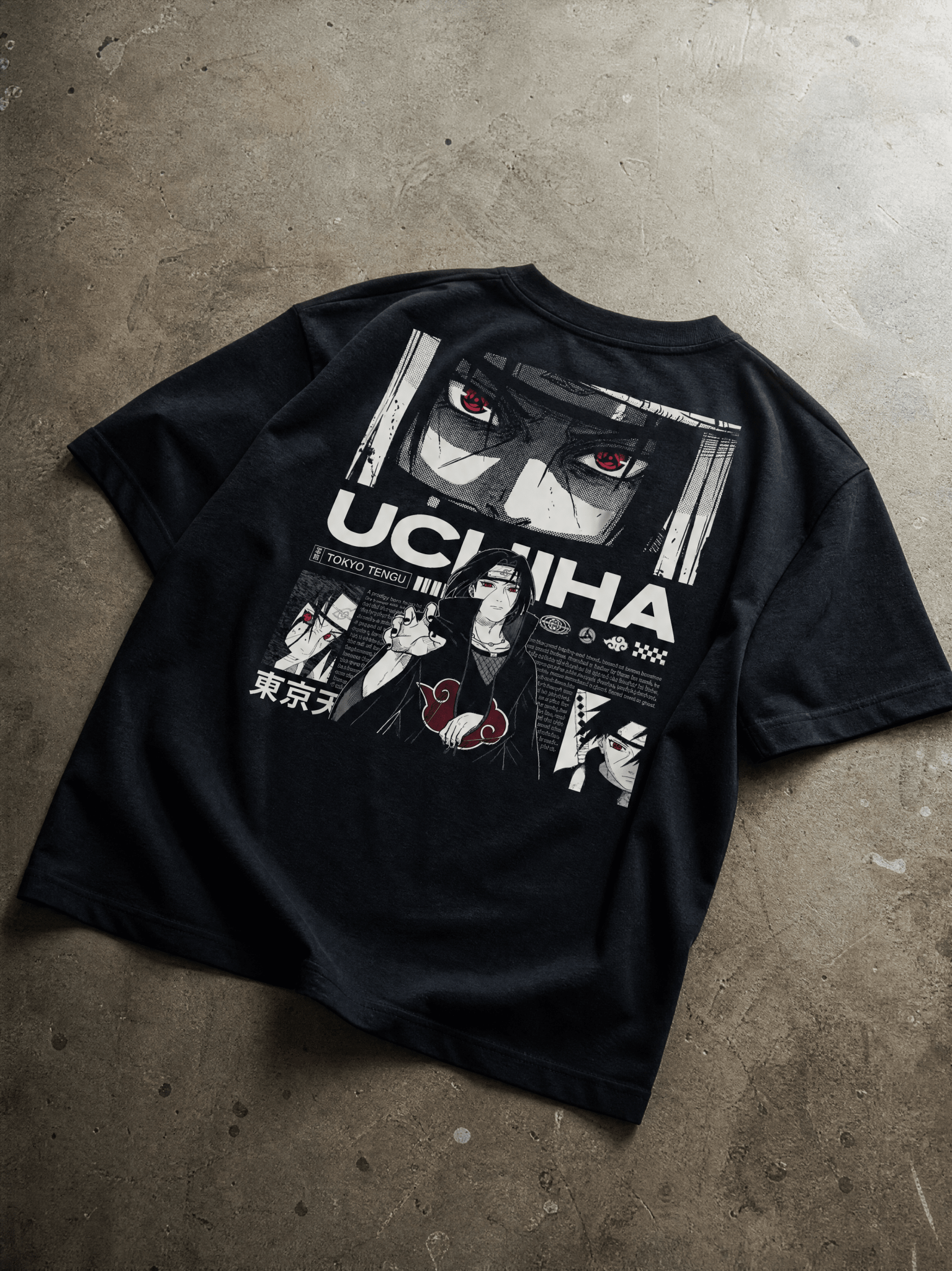 RAVEN - Oversized Heavy Tee - Tokyo Tengu