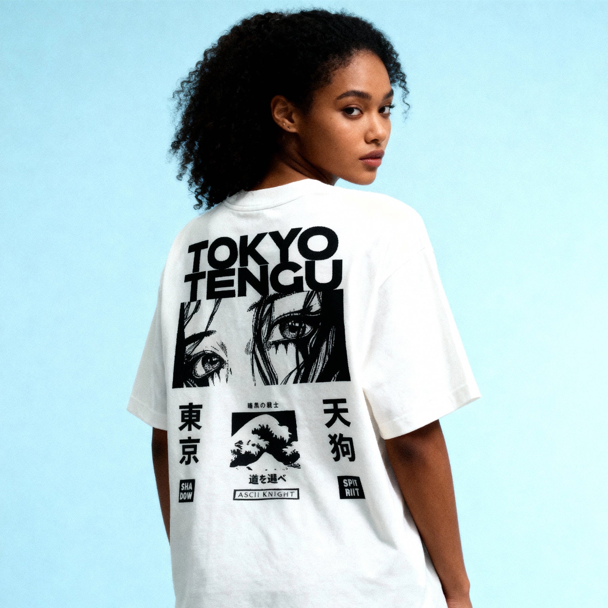SILENT DRIFT - Oversized Heavy Tee - Tokyo Tengu
