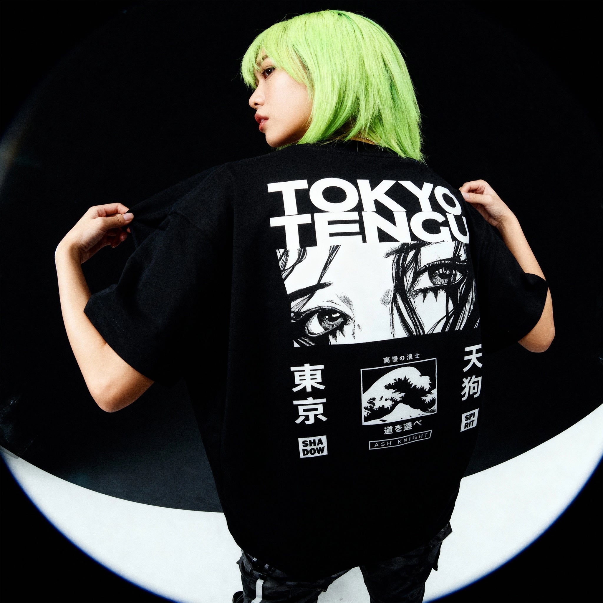 SILENT DRIFT - Oversized Heavy Tee - Tokyo Tengu