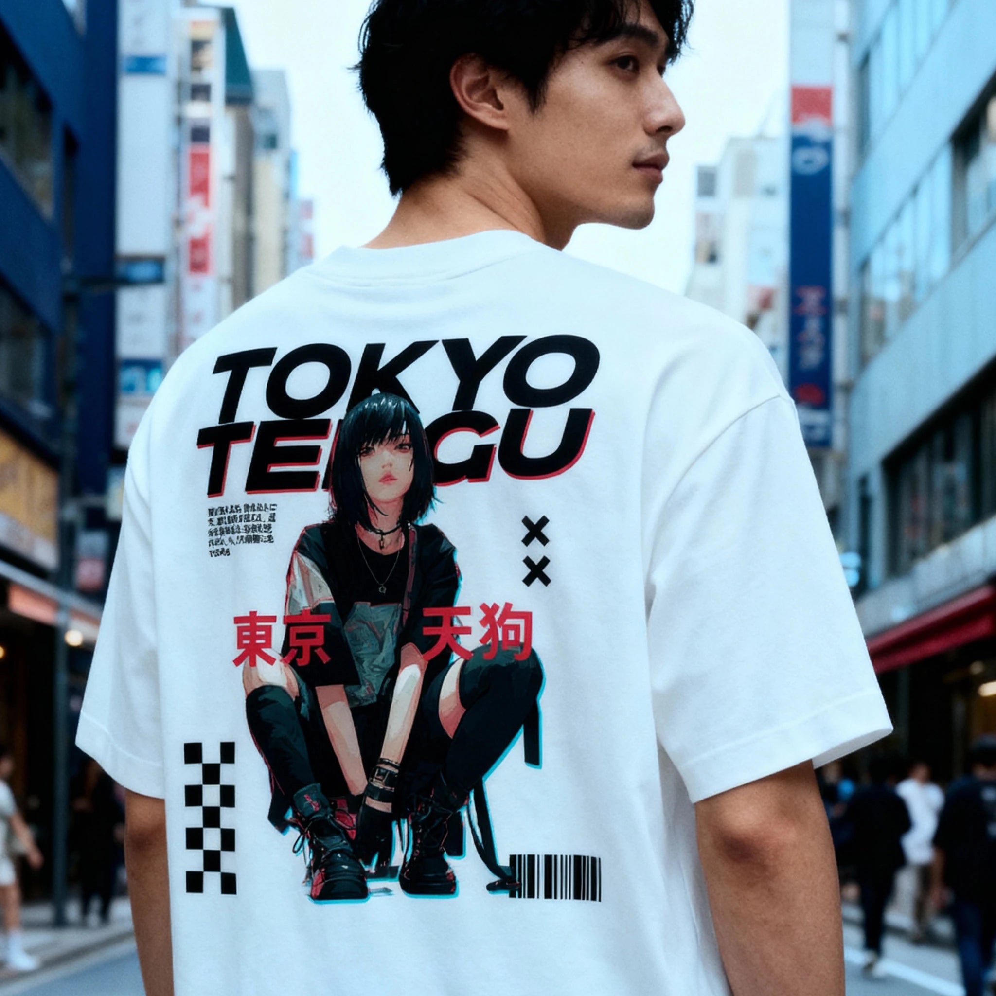 TSUBAKI - Oversized Heavy Tee - Tokyo Tengu