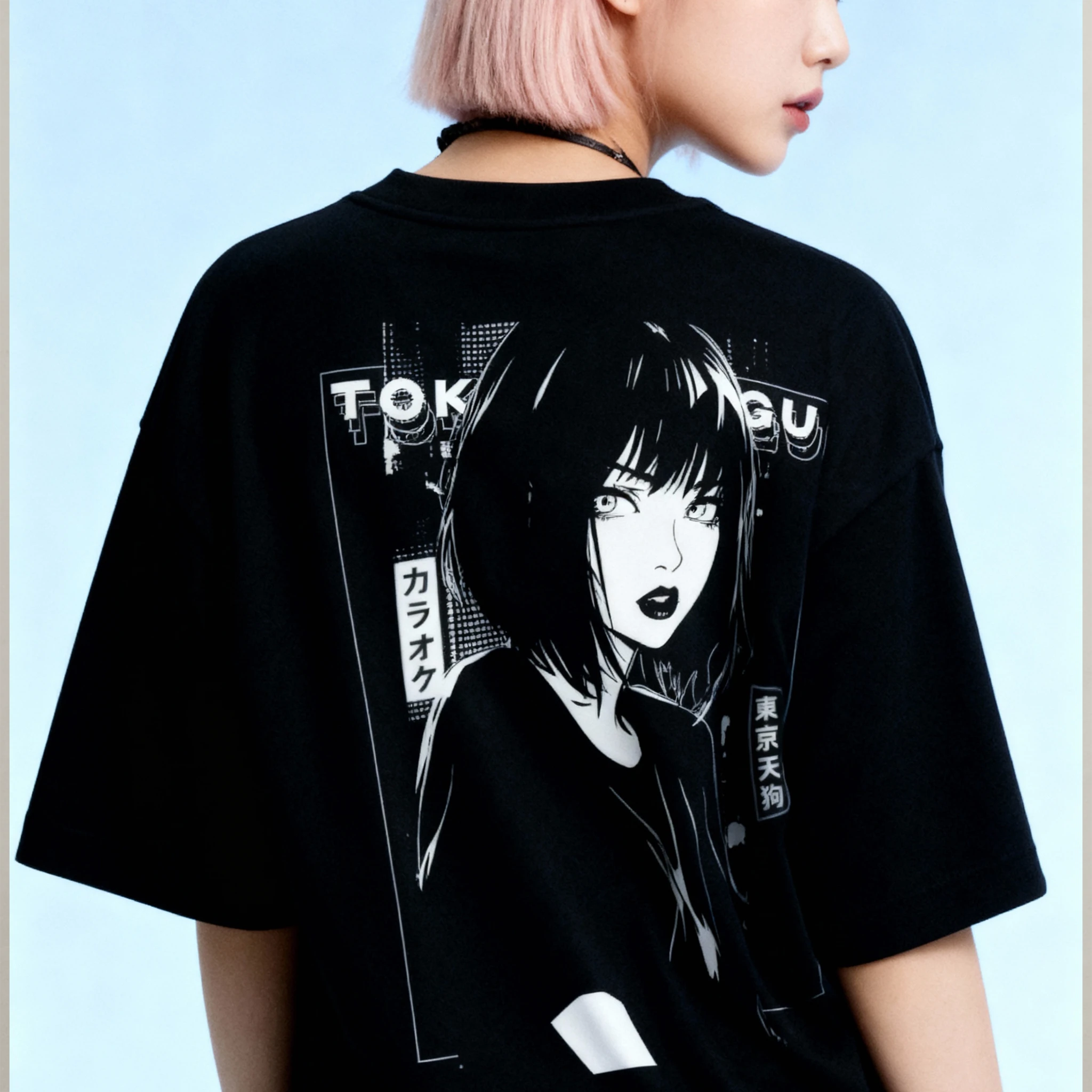 YORU - Oversized Heavy Tee - Tokyo Tengu